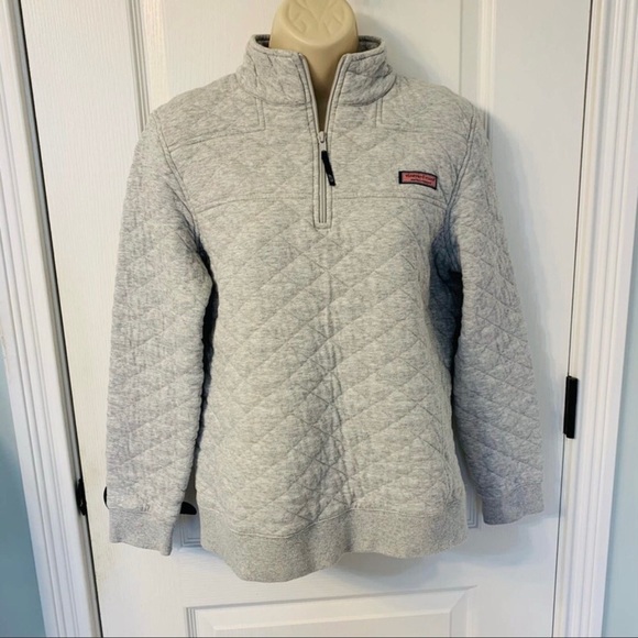 Vineyard Vines Tops - Vineyard Vines quilted Shep Shirt 1/4 zip pullover sweatshirt